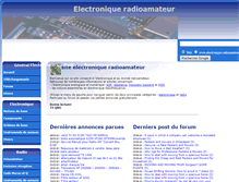 Tablet Screenshot of electronique-radioamateur.fr